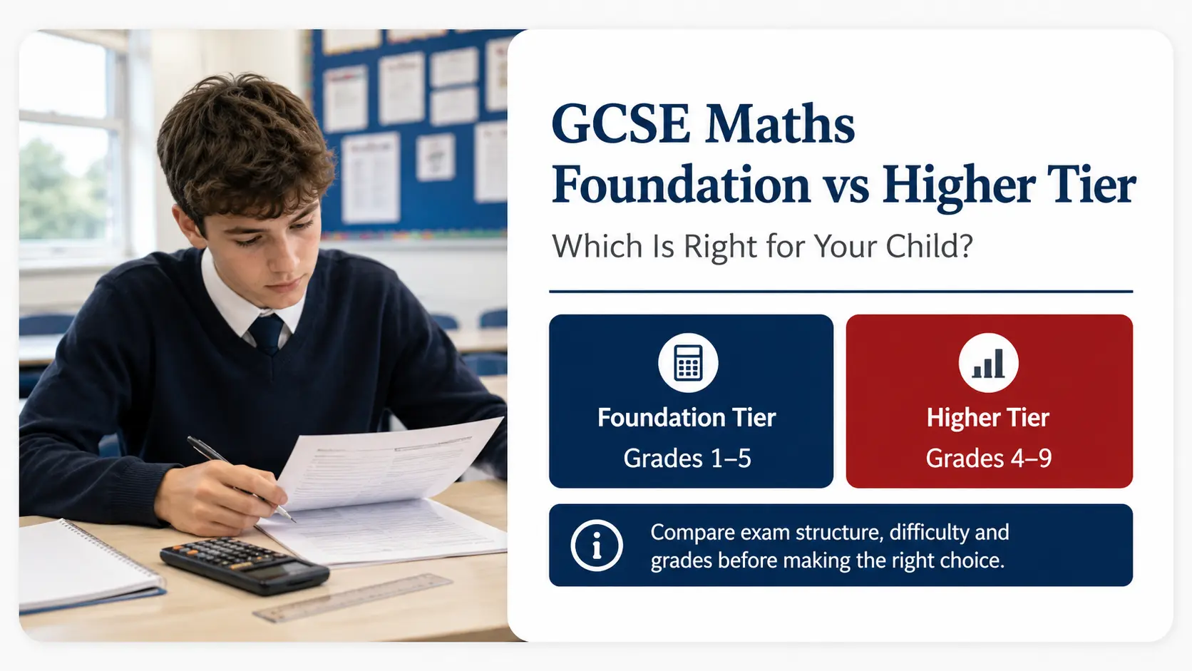 GCSE Maths Foundation vs Higher Tier: Which Is Right for Your Child?