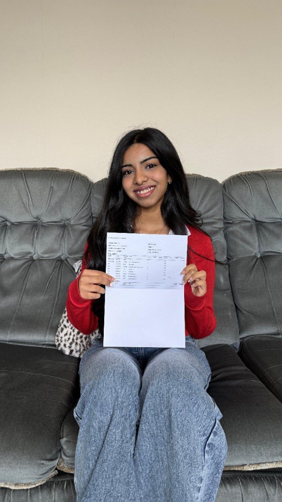 Parvathi - Exam Results